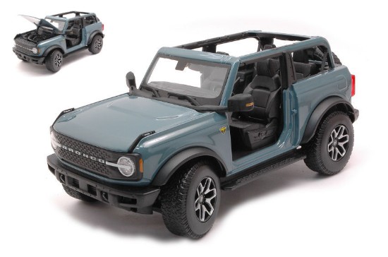 Immagine di FORD BRONCO BADLANDS NO DOOR 2021 LIGHT BLUE 1:18