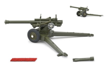 Immagine di CANON HOWITZER 105 mm GREEN CAMO 1945 1:48