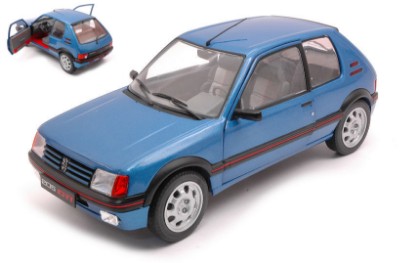 Immagine di PEUGEOT 205 GTI 1.9L MK1 1988 BLUE MIAMI 1:18