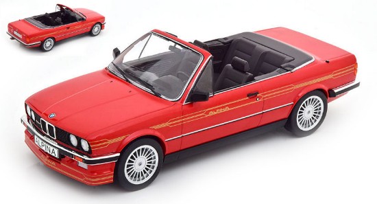 Immagine di BMW ALPINA C2 2,7 CONVERTIBLE RED DECORATED BASIS BMW E30 1:18