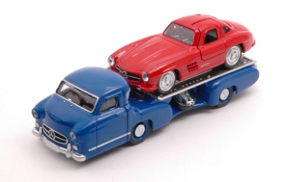 Immagine di MERCEDES REENNTRANSPORTER + MERCEDES SL 1955 1:64