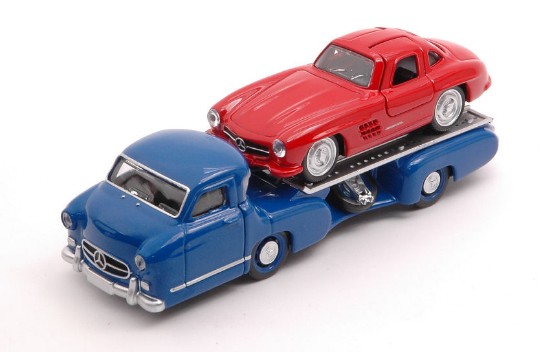Immagine di MERCEDES REENNTRANSPORTER + MERCEDES SL 1955 1:64