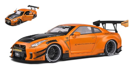Immagine di NISSAN GTR 35 LB WORK TYPE 2 ORANGE METALLIC 1:18