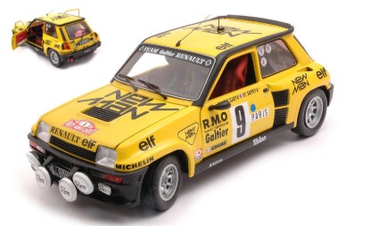 Immagine di RENAULT 5 TURBO N.9 5th RALLY MONTE CARLO 1982 B.SABY-F.SAPPEY 1:18