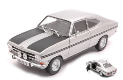 Immagine di OPEL KADETT B RALLYE SILVER/MATT BLACK 1:24