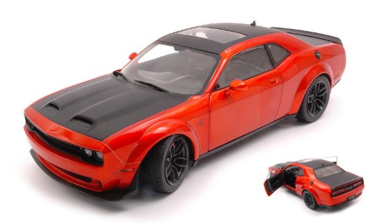 Immagine di DODGE CHALLENGER SRT HELLCAT REDEYE 2020 ORANGE METALLIC/BLACK 1:18