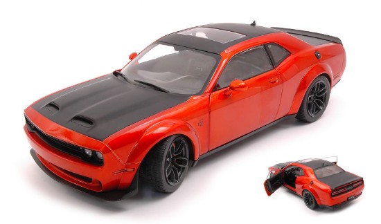 Immagine di DODGE CHALLENGER SRT HELLCAT REDEYE 2020 ORANGE METALLIC/BLACK 1:18