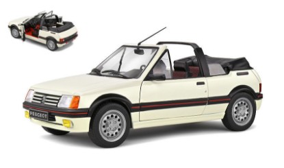 Immagine di PEUGEOT 205 GTI MK1 CABRIOLET 1989 WHITE 1:18