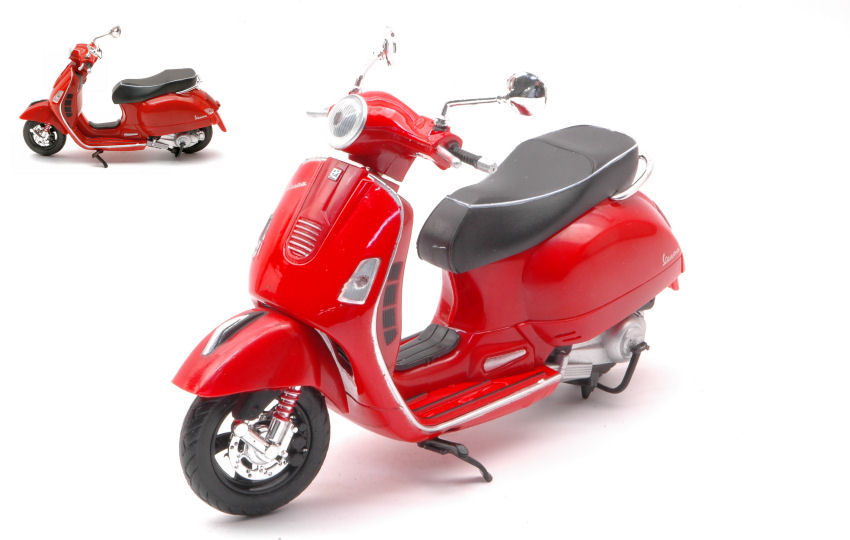 MODELLINO MOTO NEW RAY STATICO PIAGGIO VESPA GTS 300 SUPER 2008