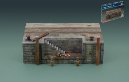 Immagine di DOCK WITH STAIRS KIT 1:35