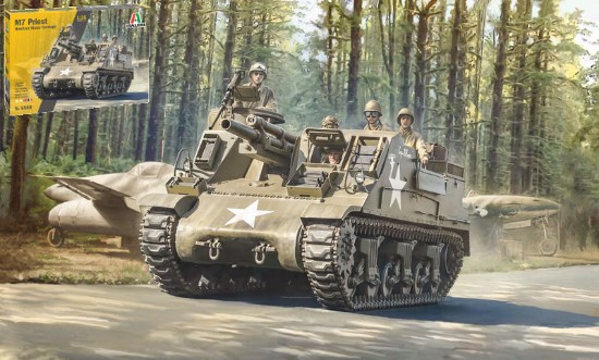Immagine di M7 PRIEST GUN MOTOR CARRIAGE KIT 1:35