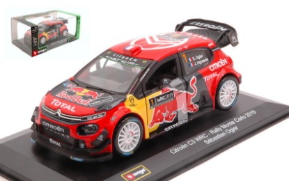 Immagine di CITROEN C3 WRC N.1 RALLY MONTE CARLO 2019 OGIER-INGRASSIA 1:32