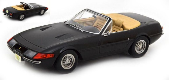 Immagine di FERRARI 365 GTB DAYTONA CONVERTIBLE 1a SERIE 1969 BLACK 1:18