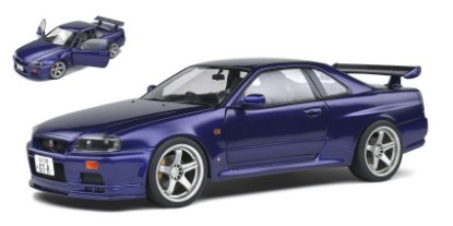 Immagine di NISSAN GTR R34 1999 PURPLE 1:18