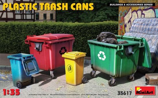 Immagine di PLASTIC TRASH CANS KIT 1:35