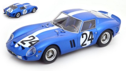 Immagine di FERRARI 250 GTO 1962 W/DECALS N.17 & N.24 1:18