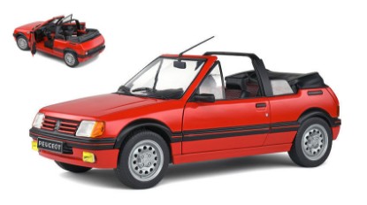 Immagine di PEUGEOT 205 GTI MK1 CABRIOLET 1989 ROUGE VALLELUNGA 1:18