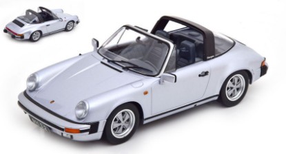 Immagine di PORSCHE 911 CARRERA 3.2 TARGA 1988 SILVER 1:18