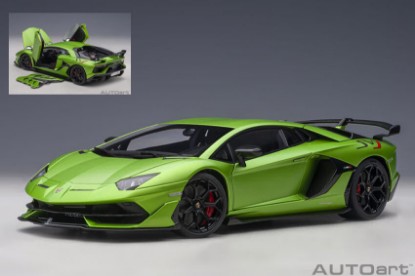 Immagine di LAMBORGHINI AVENTADOR SVJ 2019 VERDE ALCEO/MATT GREEN 1:18