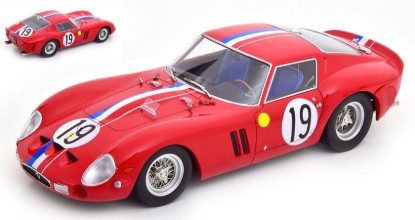 Immagine di FERRARI 250 GTO N.19 2nd LM 1962 NOBLET-GUICHET 1:18