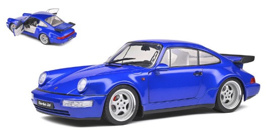Immagine di PORSCHE 911 (964) TURBO 3.6 1990 ELECTRIC BLUE 1:18