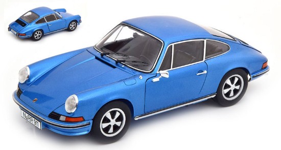 Immagine di PORSCHE 911 S COUPE' BLUE 1:18