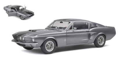 Immagine di SHELBY GT500 1967 GREY & BLACK STRIPES 1:18