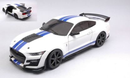 Immagine di FORD MUSTANG GT 500 FAST TRACK OXFORD WHITE 2020 1:18