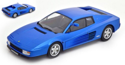 Immagine di FERRARI TESTAROSSA MONOSPECCHIO 1984 METALLIC BLUE 1:18