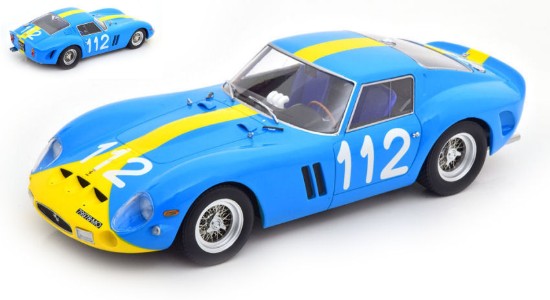 Immagine di FERRARI 250 GTO 1962 N.112 TARGA FLORIO 1964 NORINDER-TROBERG 1:18