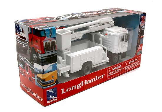 Immagine di UTILITY TRUCK C/CESTELLO ESTENSIBILE CABINA BIANCA 1:43