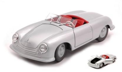 Immagine di PORSCHE 356 NR.1 SILVER 1:24