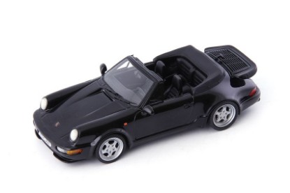 Immagine di PORSCHE 911 (964) TURBO CONVERTIBLE 1993 MET.BLACK 1:43