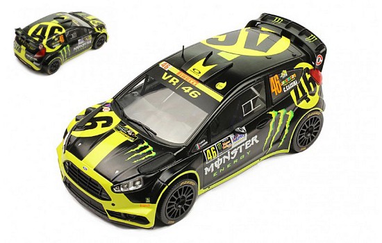 Immagine di FORD FIESTA RS WRC MONSTER N.46 RALLY MONZA 2014 V.ROSSI-CASSINA 1:18
