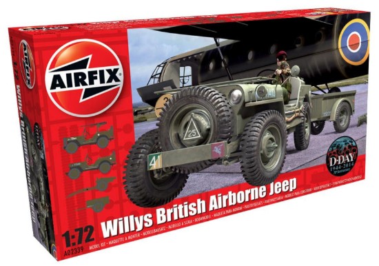 Immagine di WILLY'S JEEP TRAILER & 6PDR GUN KIT 1:72