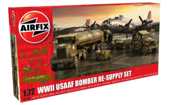 Immagine di WWII USAAF BOMBER RE-SUPPLY SET KIT 1:72
