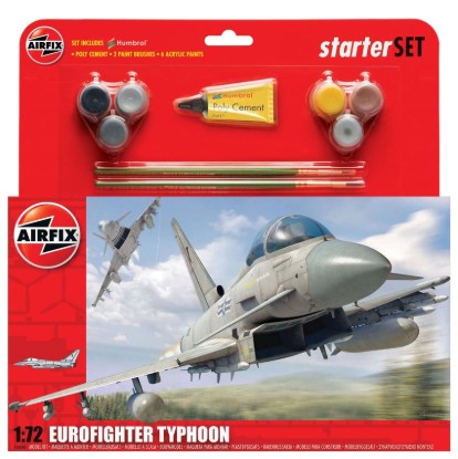 Immagine di EUROFIGHTER TYPHOON LARGE STARTER SET KIT 1:72