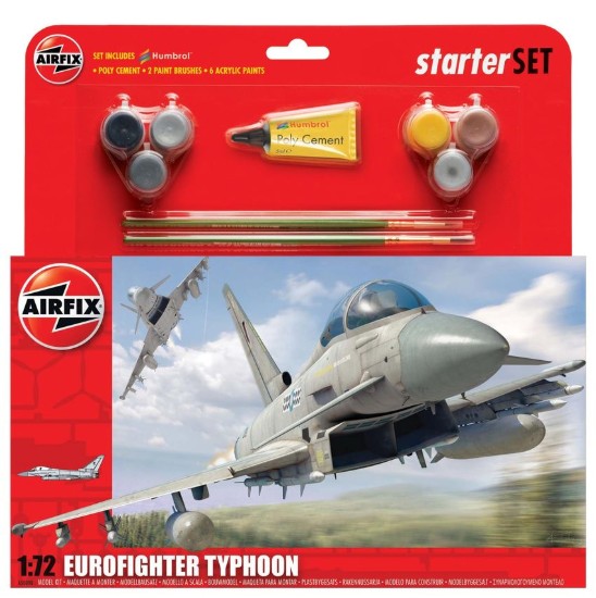 Immagine di EUROFIGHTER TYPHOON LARGE STARTER SET KIT 1:72
