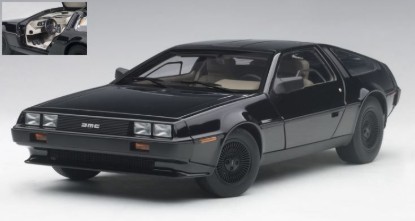 Immagine di DE LOREAN DMC-12 1981 METALLIC BLACK 1:18