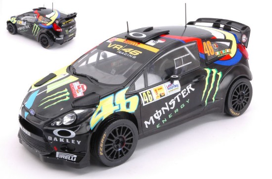 Immagine di FORD FIESTA RS WRC N.46 WINNER RALLY MONZA 2012 V.ROSSI-C.CASSINA 1:18
