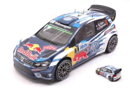 Immagine di VW POLO R WRC N.1 WINN.TOUR DE CORSE 2016 (W.C.) OGIER-INGRASSIA 1:18
