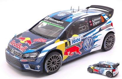 Immagine di VW POLO R WRC N.9 3rd TOUR DE CORSE 2016 A.MIKKELSEN-A.JAEGER 1:18
