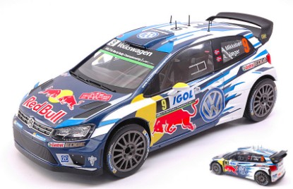 Immagine di VW POLO R WRC N.9 3rd TOUR DE CORSE 2016 A.MIKKELSEN-A.JAEGER 1:18
