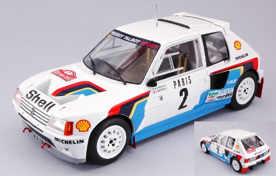 Immagine di PEUGEOT 205 T16 N.2 WINNER MONTE CARLO 1985 VATANEN-HARRYMAN 1:18
