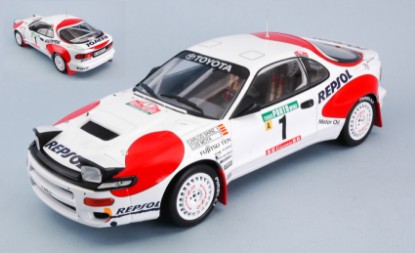 Immagine di TOYOTA CELICA GT-QUATTRO ST185 N.1 3rd PORTUGAL 1992 SAINZ-MOYA 1:18
