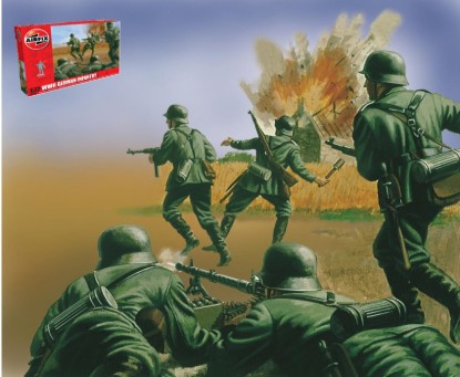 Immagine di WWII GERMAN INFANTRY KIT 1:72