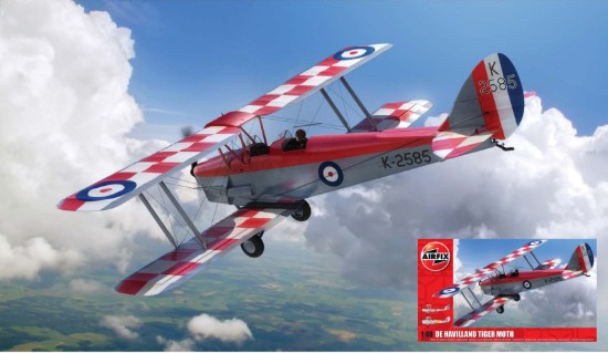 Immagine di DE HAVILLAND D.H.82a TIGER MOTH KIT 1:48