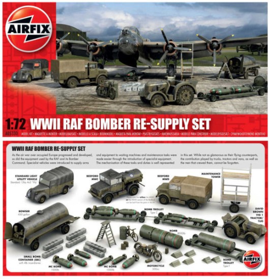 Immagine di WWII RAF BOMBER RE-SUPPLY SET KIT 1:72
