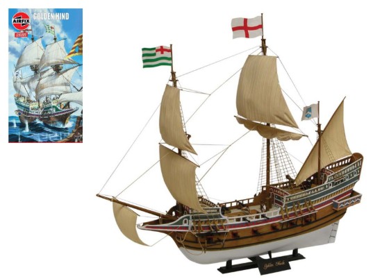 Immagine di GOLDEN HIND AIRFIX VINTAGE CLASSIC KIT 1:72