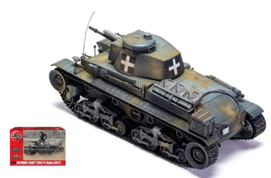 Immagine di GERMAN LIGHT TANK Pz.Kpfw.35 (t) KIT 1:35